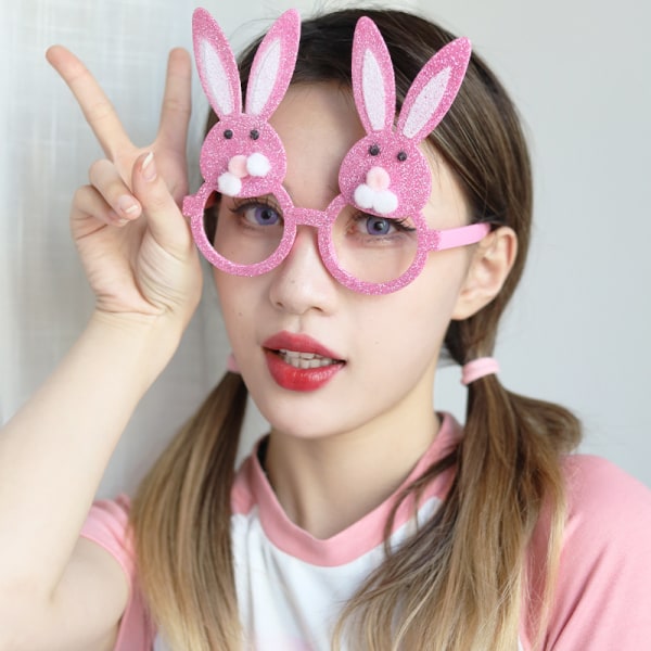 Syntetiske Party Bunny-briller til fest