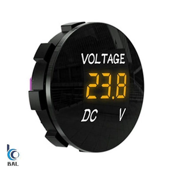 DC 12V-24V LED-panel Digital Voltmeter Voltmätare Display Voltmeter Motorcykel Bil--