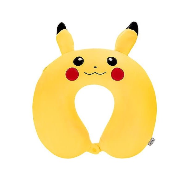 Pikachu U-formad kudde halskota Nack Portable Travel Nap Nackstöd