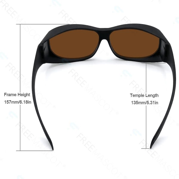 Professionella 190nm-2000nm Ipl laserskyddsglasögon för laserhårborttagning Ögonskydd