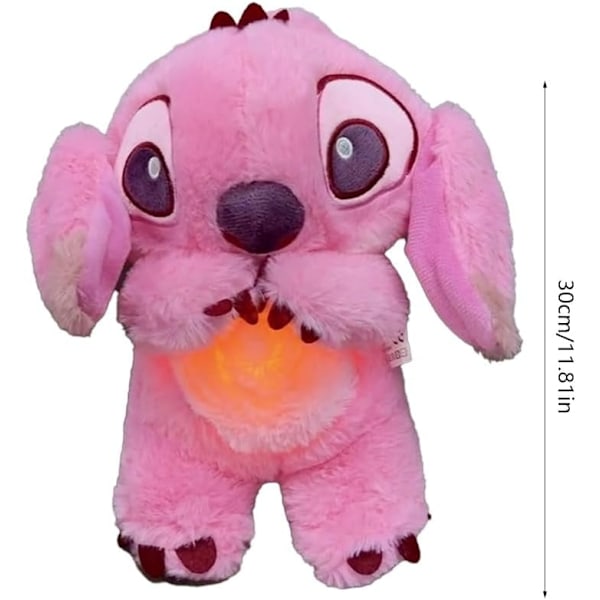 Stitch Lugnande Plyschleksak, Lugnande Leksak, för Barn Vuxna Sov - Rosa