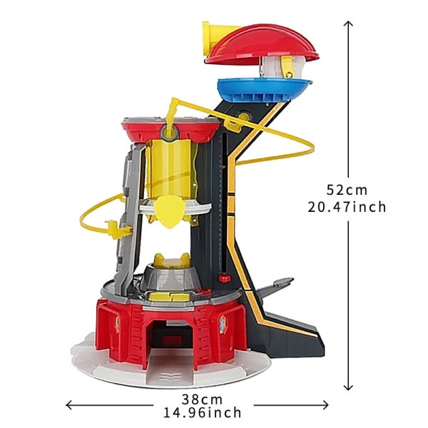 Paw Patrol Torni Suuri Koko Pat Patrol Canina Lookout Malli Leikkisetit Koirat Ajoneuvot Hahmo Pojalle Lapselle Syntymäpäivälahja
