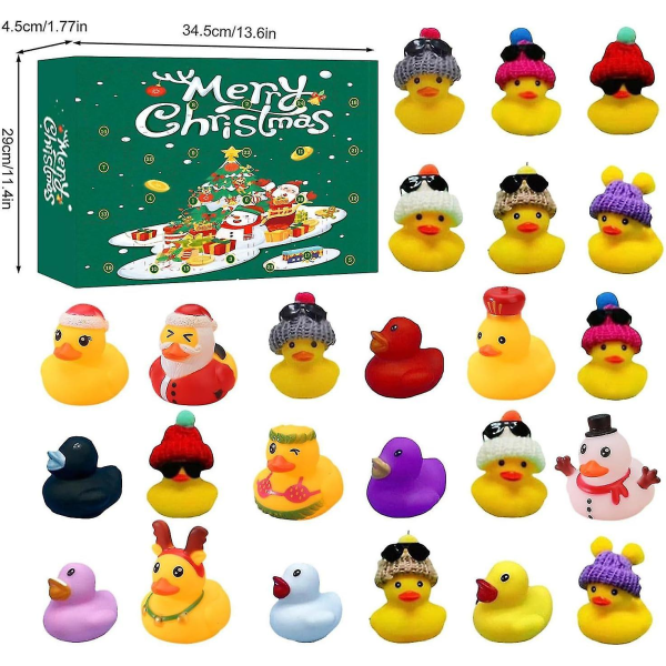 Den nya Gummi Anka Advent 2023År, Advent 2023År Barn, Advent Anka Bad Till 03(24 ducks)