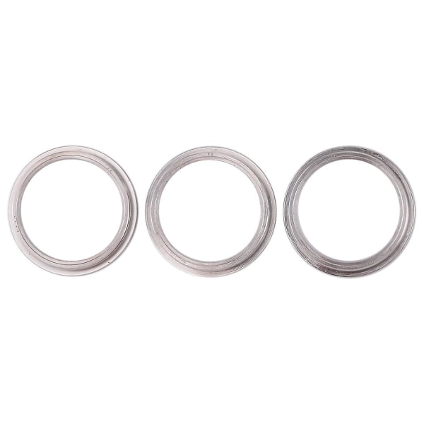 3 stk Bagkamera Glaslinse Metal Cover Hoop Ring Til Iph