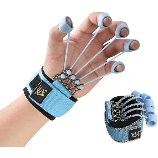 Finger Extensor Exerciser Hand Resistance Band Strength Tra