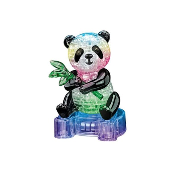 Aikuisten 3D-kristallipalapeli DIY-palapeli Panda-palapeli Muovi Koti sisustus