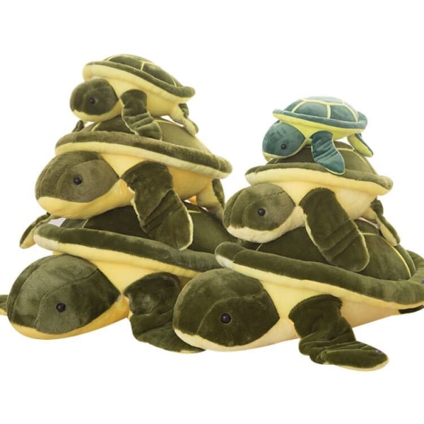 Plush Fylld Sköldpadda Mjuk Havssköldpadda Gosedjur 65cm