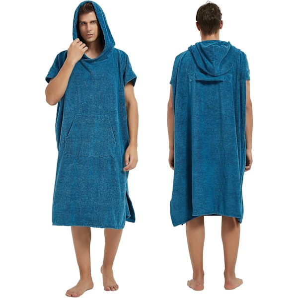 Herr Strand Handduk Poncho Vuxen Luvtröja för Kvinnor med Huva för Simning