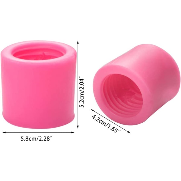 1 x 3D bi-formad silikonform för ljus,
