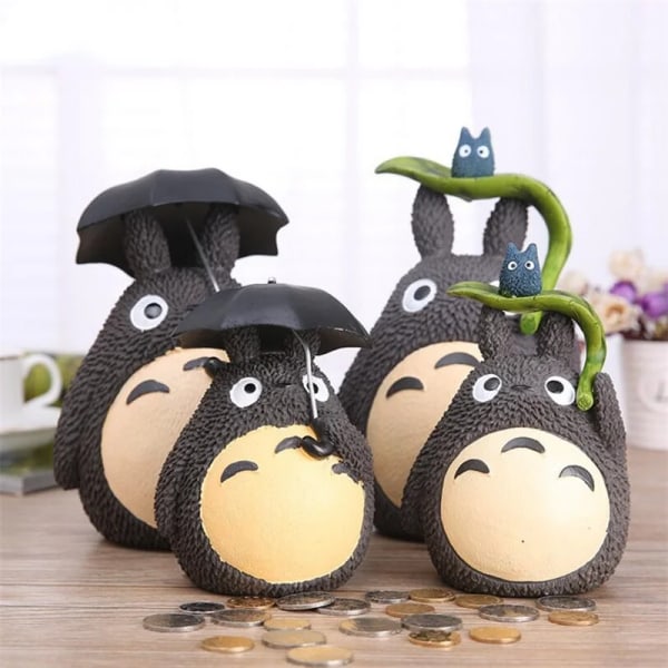 Ny Totoro Sparebøsse Hjerte Totoro Figurer Japansk Stil Mynt Sparebøsse Barn Påskegave L New Leaf