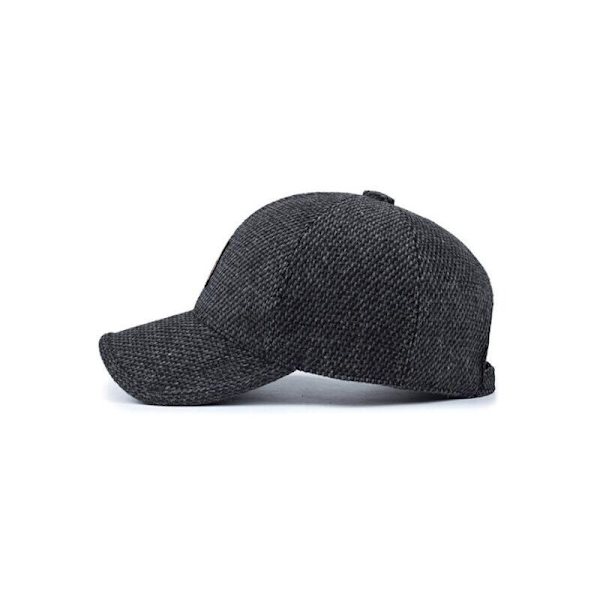Vinterhue unisex baseballhue sort