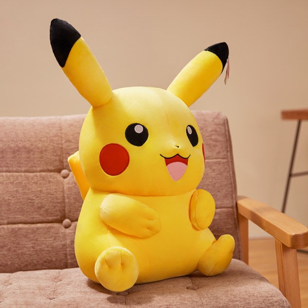 Pikachu's plyschleksaker Kudde Pokemoned stoppad docka Födelsedagspresent Julklapp Barn40CM