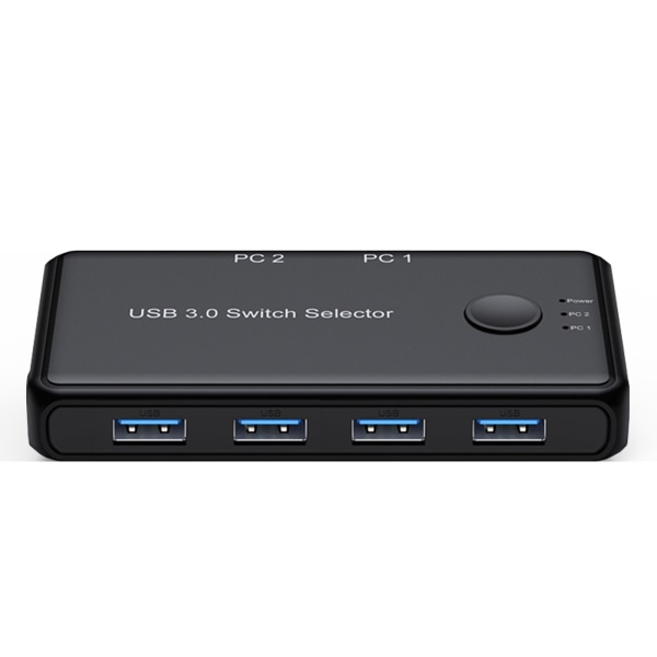 4-portars USB3.0 2.0 KVM til Smart Switcher 2 in 4 Out USB Switch til 2 PC'er 4 USB Sh