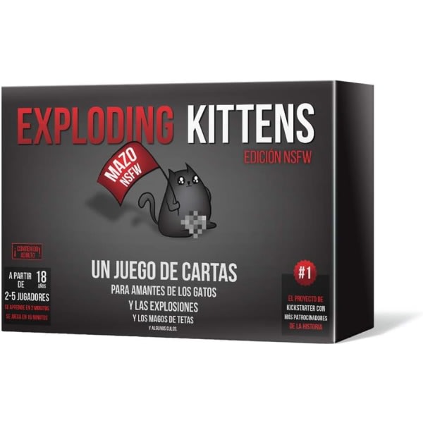 Exploding Kittens - Kortspil | Festspil | Voksen russisk roulette spansk engelsk