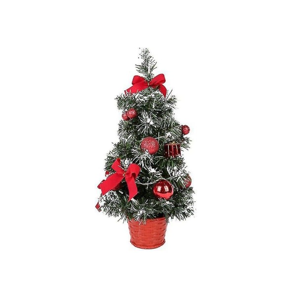 40cm Festivalbord Xmas Tree Heminredning Konstgjord växt Mini Christmas_y