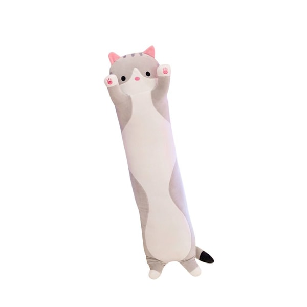 Lång kattkudde Sovkuddar GRÅ 50CM Grå(YD) Grey 50cm