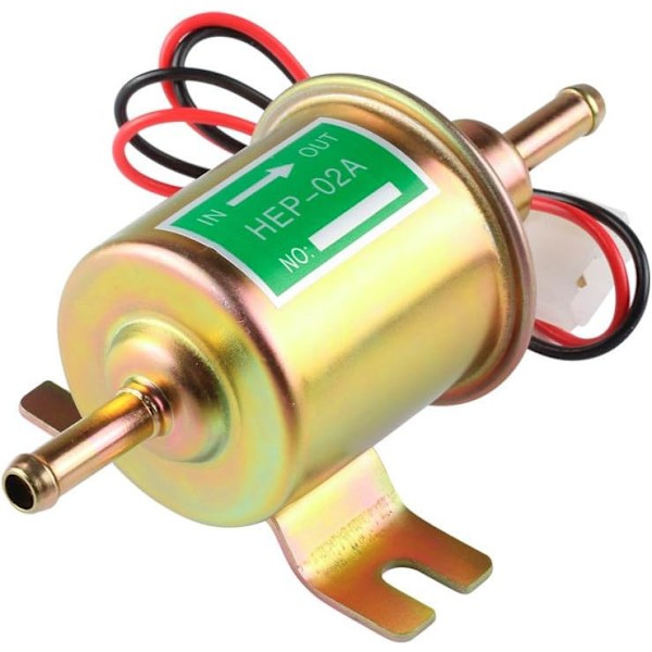 GM-modifierad HEP-02A 12V kraftig elektrisk bränslepump för bensin
