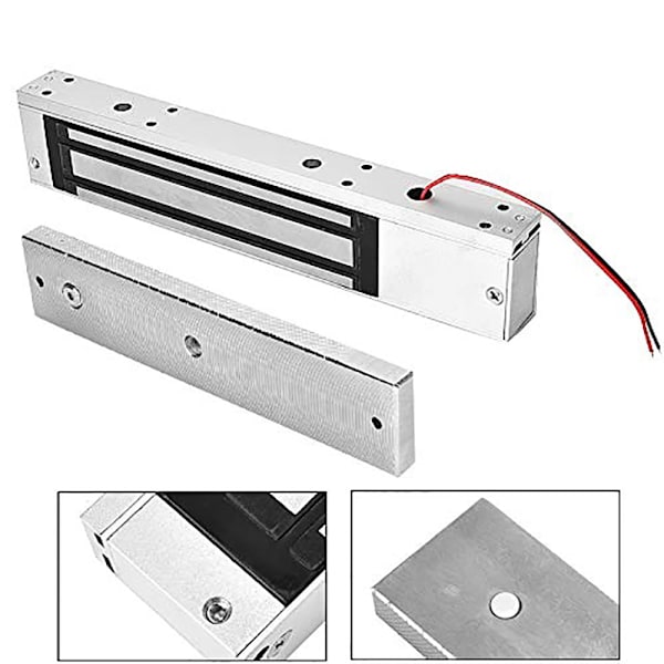 Elektrisk magnetisk lås Elektrisk lås Enkelt dør Elektromagnetisk lås Integrert magnetisk lås for adgangskontrollsystem DC12V 280kg