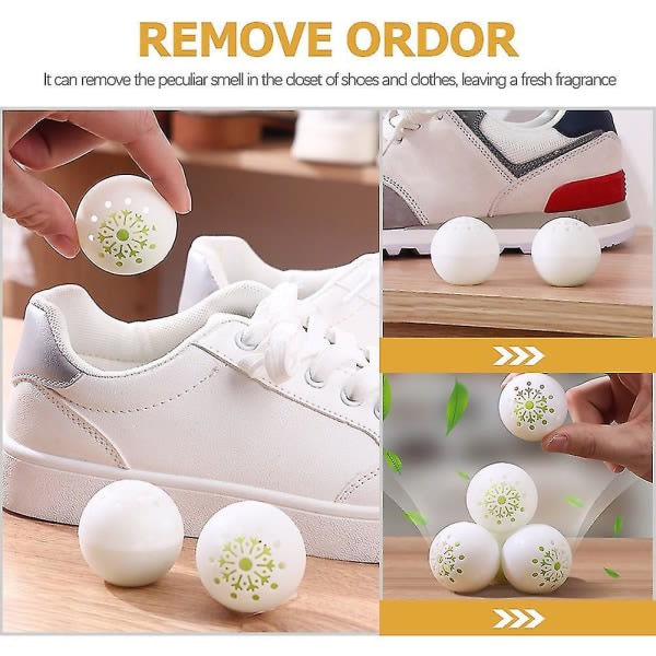 24st for Sneaker Car Air Freshener Home Office Shoe Deodorant Ball Garderob