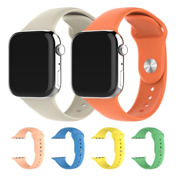 Passer til Apple Watch silikonreim 38/40/41mm reim Svart