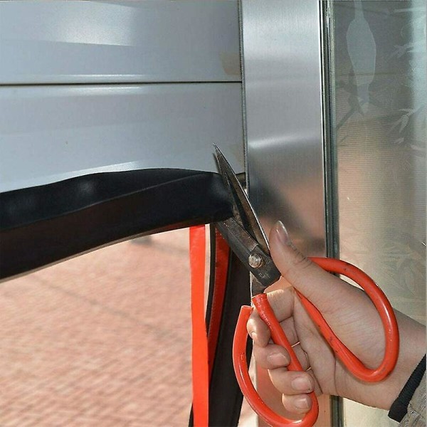 Universell DIY garageports nedre tröskel gummitätningslist väderlist ersättning översvämningsskydd för garageportsisolering