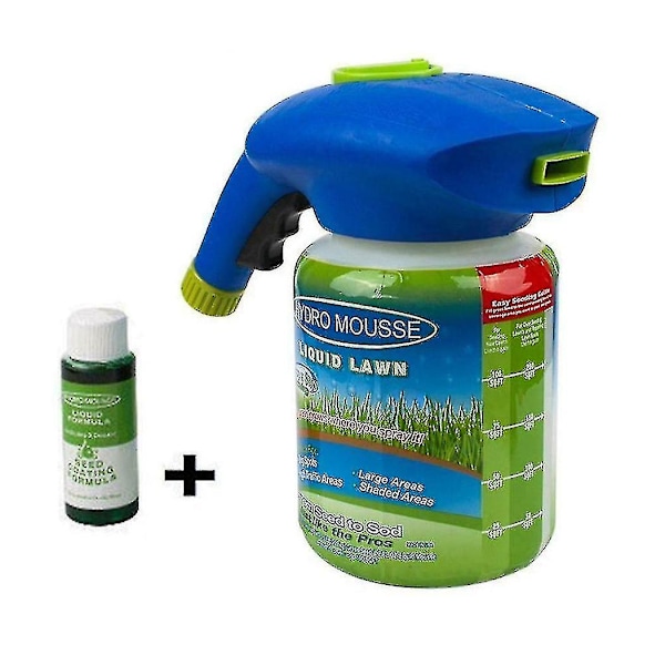 Flytende Hydro-såsystem for plen, Mousse, Huspleie for gress