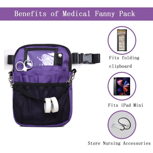 Sjuksköterskeväska, sjuksköterska väska - tygpåse för stetoskop, bandage  e46d | Fyndiq