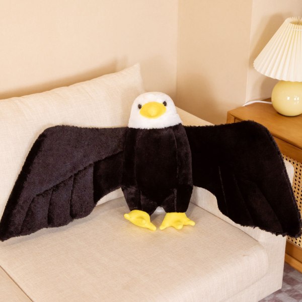 Eagle plyschdocka til barn Bedårende fashionabel kudde til festivalgåva Eagle Doll