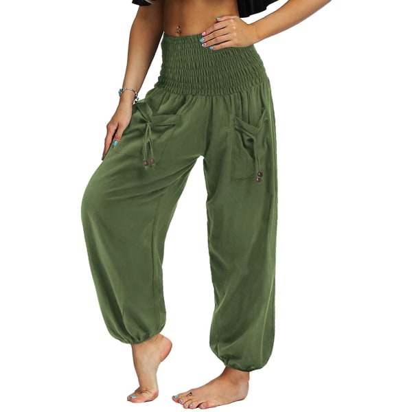 Unisex Hippie Harem Pants Løse yogabukser