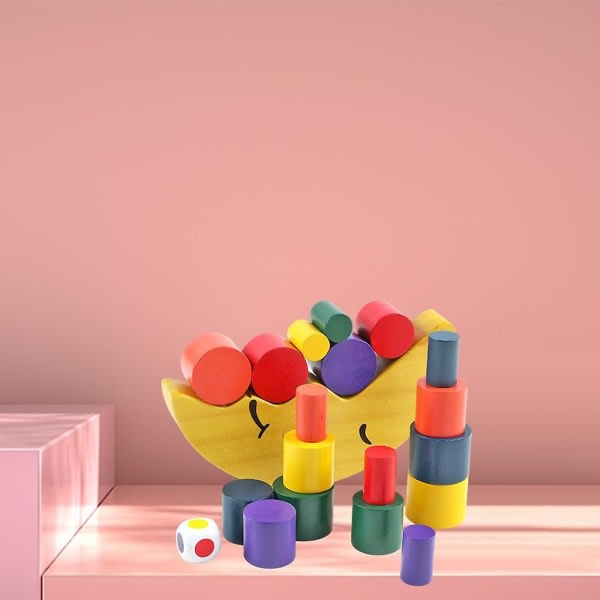 Balance Stacker Game Building Blocks Esikoulun varhaiskasvatuksen lelupeli