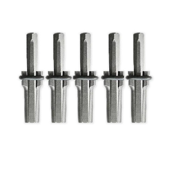 5-pak - Sprækkekiler / Stenkiler til stenspaltning - 16mm ;
