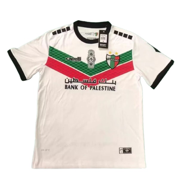 Palestiina fotbollströja 2023/24 tröja hemma borta vit White-B