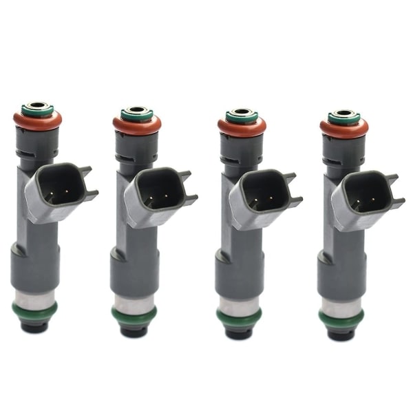 4-pack bränsleinsprutare Kompatibel med Saab 9-3/3x Kompatibel med S80 Xc90 8653608 55559397 4g2216 Fj1073 -HG Grå