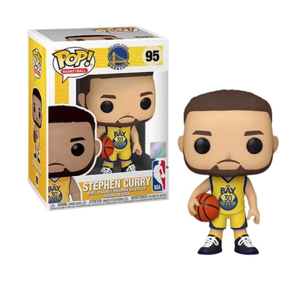 Funko POP NBA Basketfigur Figur Curry Hand Figur Gul