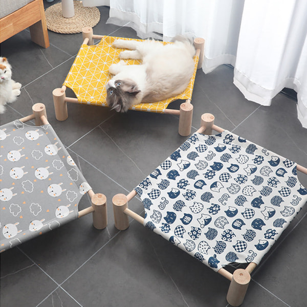 Cat Nest Tvättbar Cat Bed Cool Nest Cat Supplies Pet Seng Hund Bed Dog House Mjuk och komfortabel Slumpmässig färg