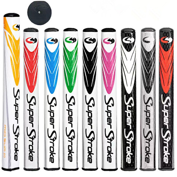 Golf Sport Super Stroke Puttergrepp Ultra Slim Mid Slim Fat silver svart silver black 2