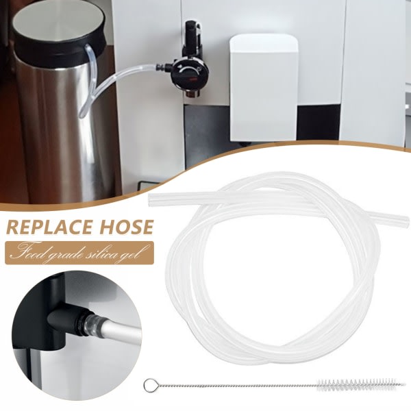 Mjölkanslutning Mjuk badekar med rengjøringsborste for automatisk kaffemaskin Transparent