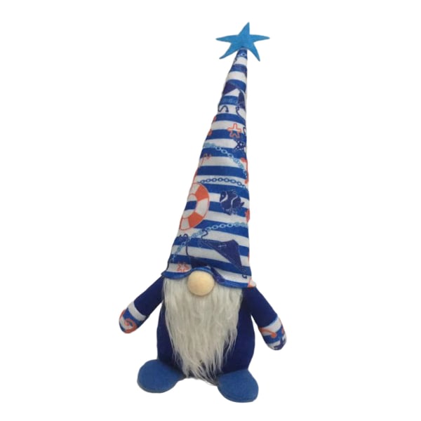 Ocean Festival Gnome Doll Happily Plysch Ansiktslös Docka Sommar Marint Teema Dvärg För Bordsskiva Inredning Typ A