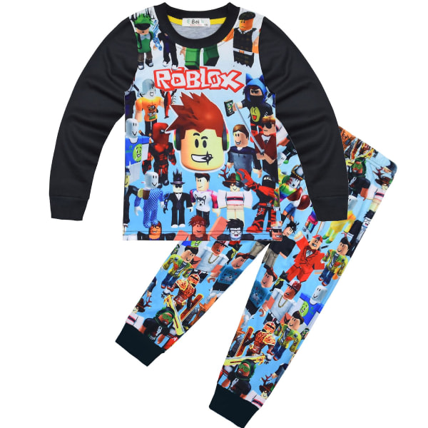 Game Roblox Big Children 120-170 Yards Hemmakläder Kostym Långärmad tvådelad Pyjamas 565 120