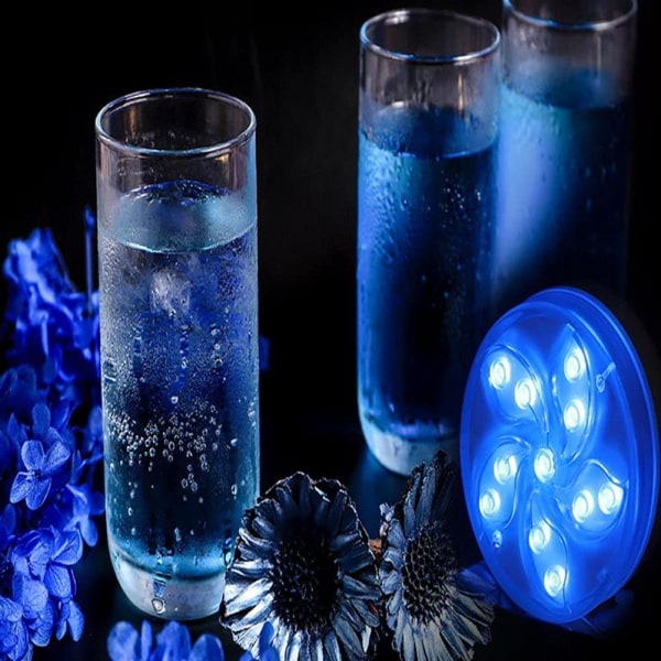 Led vedenalainen valo terälehden muotoinen kylpytynnyrisukelluslamppu