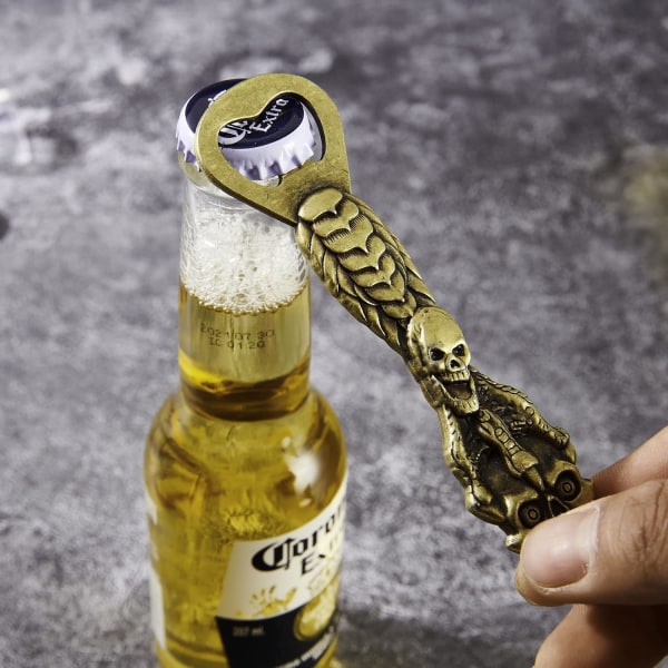 Dragon Claw Skulls Wine Beer Flaskeåpner for Bar Bartender Men