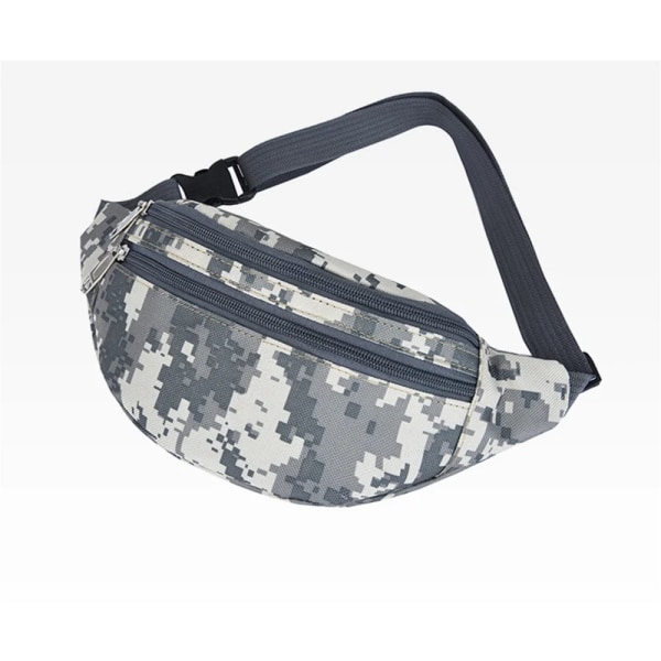 Taktisk Herreveske Utendørs Jakt Camping Camo Håndveske Tilbehør Verktøypakke Reiser Pauch Mann Crossbody Bryst Penger Beltevesker GRAY