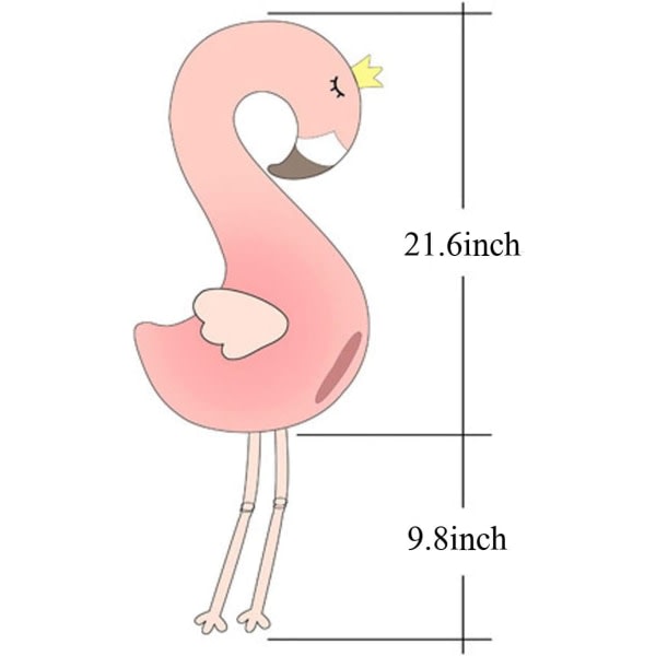 Flamingo mjuk plysch U-formad slängkudde Handvärmare