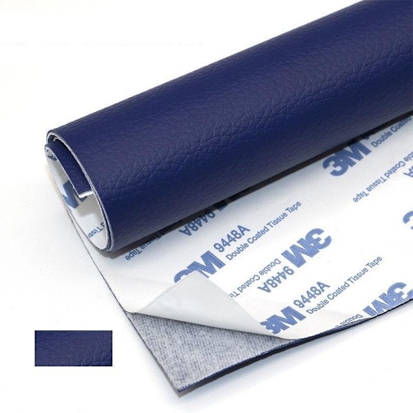 Självhäftande läderreparation läderreparationsband läder laga blå A blå a 20*30cm 2stk