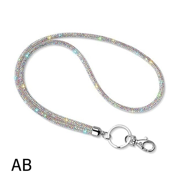 Rhinestone Telefon Lanyard Krystallkjede Stropper AB AB AB AB