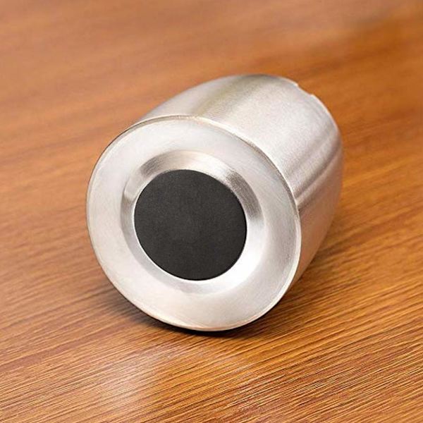 Rostfritt Stålashtray med lock Bord Ashtray Bärbar