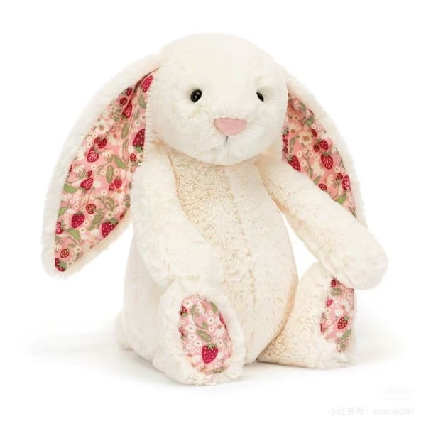 Jellycat Blossom Bunny Cherry kosedyr medium 31cm White