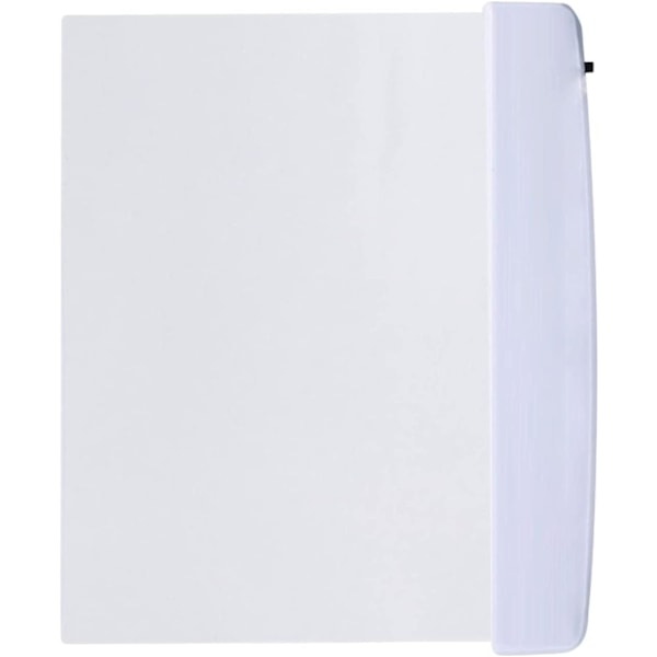 Flat Boklys for Lesing i Sengen Om Natten Klar LED Bok Full Side Lys Illuminator Panel Plate Lampe Bordslampe Trådløs White