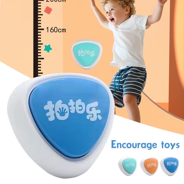 Barns höjd Touch Device Intelligent Voice Høydehopp Touch Count Tool Cyan