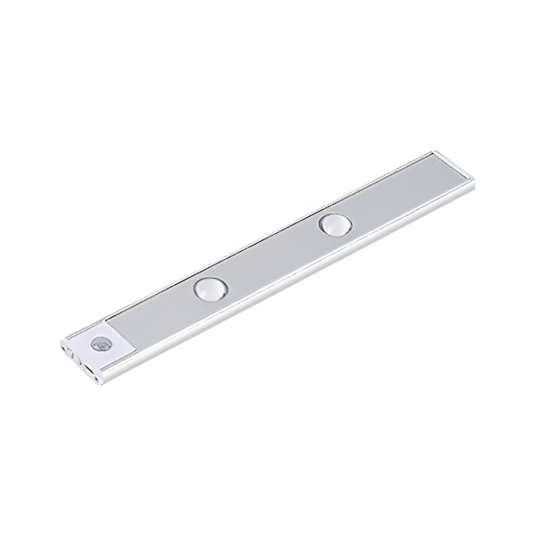 Underskåpsbelysning Trådlös, uppladdningsbar med USB-laddare, dimbar LED garderobsbelysning hög kvalitet vit white 30cm